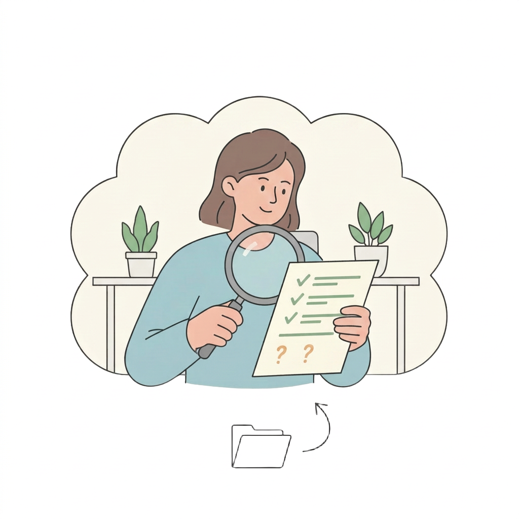Illustration étude de faisabilité fond transparent Supprimer le fond beige de l’illustration et rendre l’arrière-plan transparent. Conserver uniquement le contour en forme de nuage et le personnage avec ses éléments principaux. Retirer le bureau, les plantes et tout autre élément d’arrière-plan. Ne rien ajouter et conserver le style vectoriel sobre.